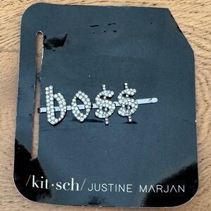Kitsch x Justine Marjan bo$$ Hair Pin